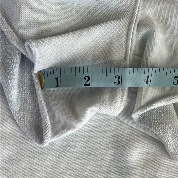 GAP Lounge Set Medium Shirt/ Small Shorts Pastel Blue & White Tie Dye Drawstring - Picture 4 of 14